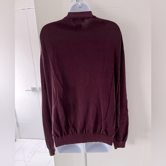 Baracuta/💰2 FOR $10💰Vintage/ Silk  blend mock neck sweater/ Size US XXL - Picture 4 of 10